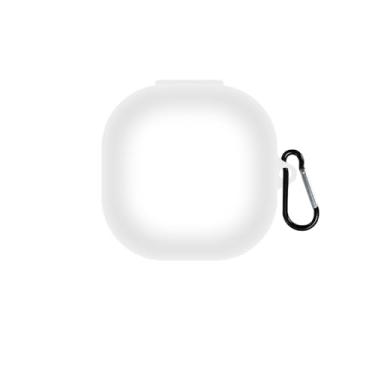 Imagem de Capa de silicone compatível com SHOKZ OpenFit 2 com chaveiro, capa protetora macia e resistente à prova de choque para OpenFit 2 para mulheres e homens