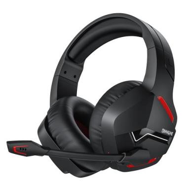 Imagem de Fone de Ouvido Gamer Sem Fio BINNUNE para PC, PS4 e PS5 com Microfone