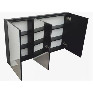 Imagem de Armário Para Banheiro Com Espelho Para Fita Led