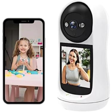Imagem de Baba Eletronica Câmera Inteligente com Vídeo Chamada e Detecção de Choro 3MP/4MP Wi-Fi Visão Noturna Alarme e Áudio Bidireciona Com Video Chamada