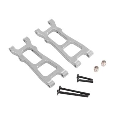 Imagem de Esquirla 2pcs traseiro traseiro braço de suspensão traseiro rc swing braço 1/20 RC Modelo carro controle remoto suspensão de brinquedo braços de suspensão de, Argent