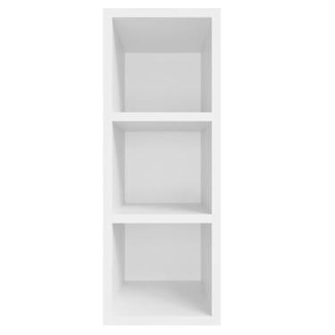 Imagem de Nicho Aéreo Adega Vertical Madeira 20cm Aurora Parede Branco - Maderat