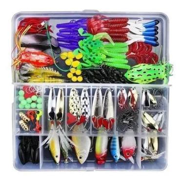 Imagem de Kit Com 141 Iscas Artificiais + Estojo - MINYMIX