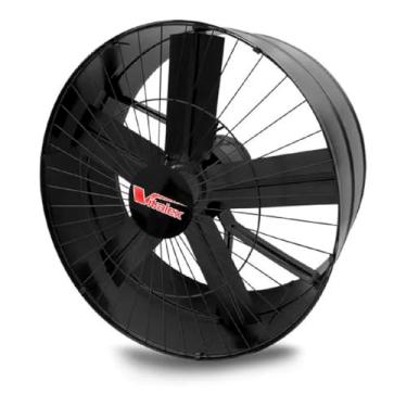 Imagem de Exaustor Industrial Vitalex Preto 50cm, Monovolt 220v, Motor 1/4 CV, Vazão 6500 m³/h, com Chave de Reversão