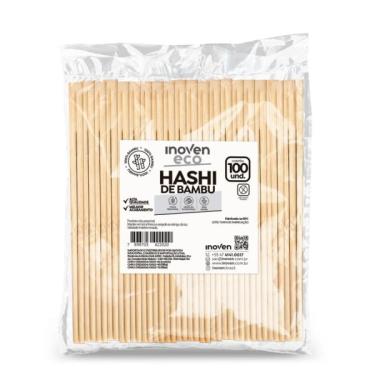 Imagem de Hashi De Bambu Ecologico 50 Pares 100un