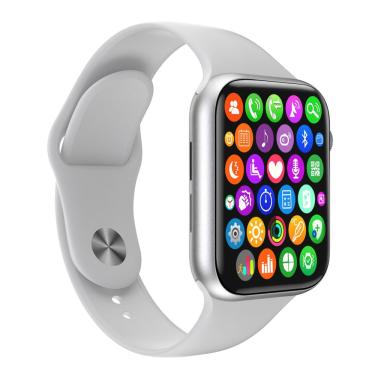 Imagem de Relógio Inteligente SmartWatch IWO9 Lite Branco Troca Pulseira Android iOS Ligações Monitor Cardíaco