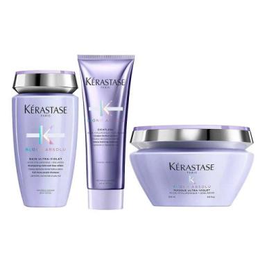 Imagem de Kérastase Blond Absolu Ultra-Violet Kit  Shampoo + Tratamento Fortalec