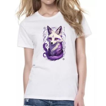 Imagem de Camiseta Baby Look Raposa Kitsune Tatoo Arte - Alearts, G