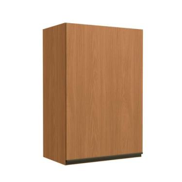 Imagem de Armário Aéreo Cozinha 60 Cm Mônica 1 Porta Canela - Kappesberg, Marrom