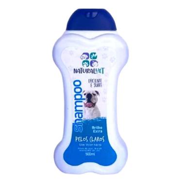 Imagem de Shampoo Pet Naturalvet Pelos Claros Eficiente e Suave 500ml