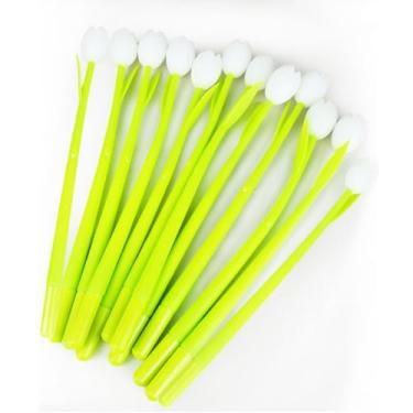 Imagem de XIANFANG 12 canetas de flores de tulipa que mudam de cor, divertidas canetas de tinta de gel com mudança de cor para escola, escritório, lembrancinhas de festa de aniversário, presente fofo de