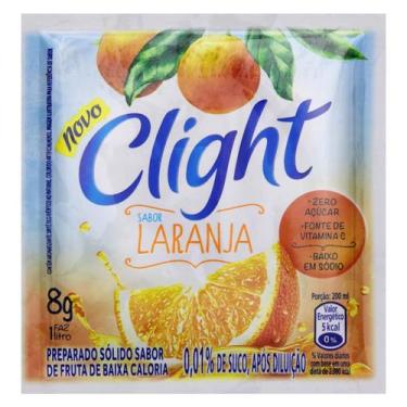 Imagem de Kit c/ 6 Refresco em Po Sem Acucar Laranja Clight 8g
