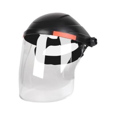 Imagem de Generic Soldagem Face Shield Face Full Professional Profissional Máscara de Capéu Ajustável para Moer Uso Industrial Madeir