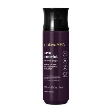 Imagem de O BOTICARIO NATIVA SPA UVA MERLOT BODY SPLASH COLONIA 200ml - OBoticár