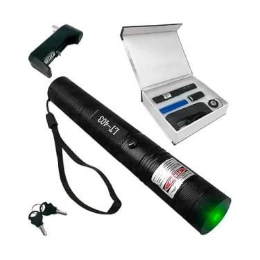 Imagem de Caneta Laser Pointer Ultra Forte Verde Longo Alcance Apresentação De Slides