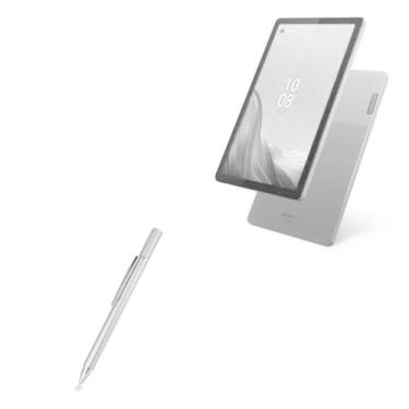 Imagem de BoxWave Caneta Stylus compatível com Lenovo Tab M9 – Caneta Stylus capacitiva FineTouch, caneta Stylus super precisa para Lenovo Tab M9 – prata metálica