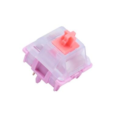 Imagem de GATERON Interruptores de teclado sem peso, LED RGB tátil de 5 pinos pré-lubrificados de fábrica 50 gf para teclado mecânico MX (35 peças)