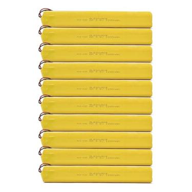 Imagem de XUNTU Bateria de sinal de saída 9,6 V, baterias de substituição de bateria de sinal de saída compatíveis com ELBB003 Lithonia ELB-B003 ELB-B004 OSI OSA228 DANTONA CUSTOM-306-U BBAT0044A BAA-96