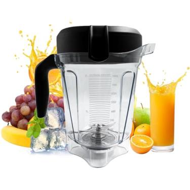Imagem de Para jarra de liquidificador de perfil baixo Vitamix de 1,8 g, substituição para Vitamix 750 780 5000 5200 6300 7500 E320 Classic/Explorian Series etc