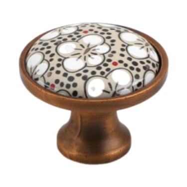 Imagem de Ioensy Manuse do armário da porta do armário Hardware portátil vintage com maçaneta de cômoda de parafuso para o dormitório de cozinha hotel