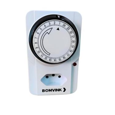 Imagem de Temporizador Mecânico BOM-6310, Bivolt 127V/220V, 2200W, 96 Programações, Timer 24h
