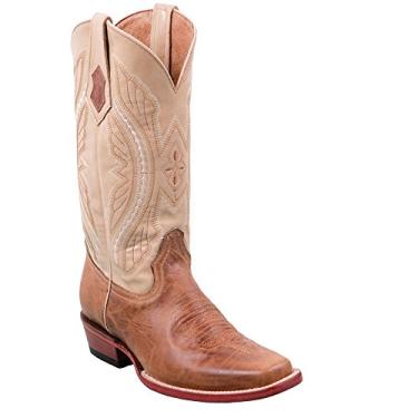 Imagem de FERRINI Bota masculina preta Nash Ostrich Leg R-Toe, Preto, 39