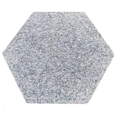 Imagem de Tampo De Granito Sextavado Ocre 140x121 Zez Cinza