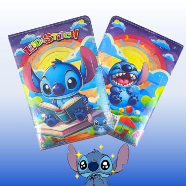 Imagem de Planner Squishy Personagem Disney Stitch Capa Almofadada Folhas Decoradas | Infantil | Lembrancinha | Fofo | Squishy