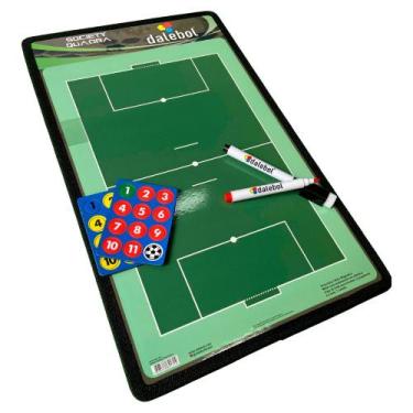 Imagem de Prancheta Tática Técnica Magnética Society 7x7 Dupla Face Dalebol