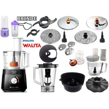 Imagem de Multiprocessador 1000w com 2 Anos Garantia 220v com 21 itens cortesia 