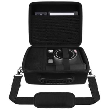 Imagem de khanka Estojo Rígido De Viagem Para Câmera Instantânea E Impressora Fotográfica Kodak Mini Shot 4 Era 4Pass 2 Em 1, Somente Estojo. (Preto)