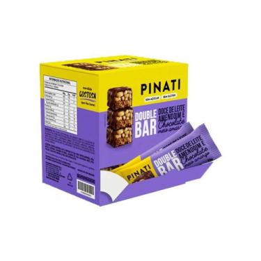 Imagem de Double Bar Doce de Leite, Amendoin e Chocolate 35g - 32 Unidades - Pin