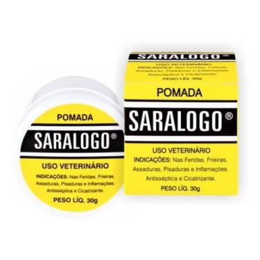 Imagem de Pomada Cicatrizante Saralogo Para Cães 30g  Matacura Com 2 - AIC LABOR
