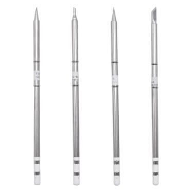 Imagem de LIDSCURA 4 peças de pontas de ferro de solda, kit de pontas de solda da série T12, substituição para estação de solda FM-203 FX-951 FX-950