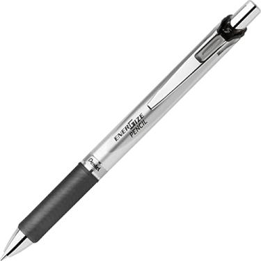 Imagem de Pentel Lapiseira retrátil, ponta de borracha de látex, 0,5 mm, preto (PENPL75A)