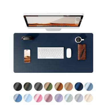 Imagem de Almofada de mesa Ysagi Protetor de couro azul escuro 90x43cm