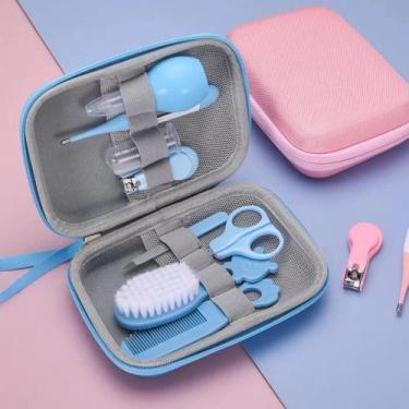 Imagem de Kit Higiene E Cuidados Para Bebê Completo Com Estojo - bbless, Azul