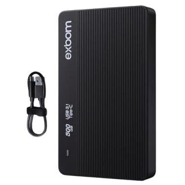 Imagem de HD Externo 500MB Portátil - USB 3.0 - Resistente a Choques - Compatível com PC, Notebook, Mac, Xbox e PS4 - Armazenamento Rápido e Seguro - Pronto para Backup de Fotos, Vídeos e Documentos