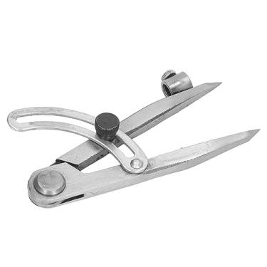 Imagem de aqxreight Divisor Asa de Travamento de Bússola Divisor de Madeira de Metal Scribe Círculos de Desenho de Ferramentas Com Porta -lápis 125mm