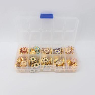 Imagem de Kit 100 Apliques Flor - clamak