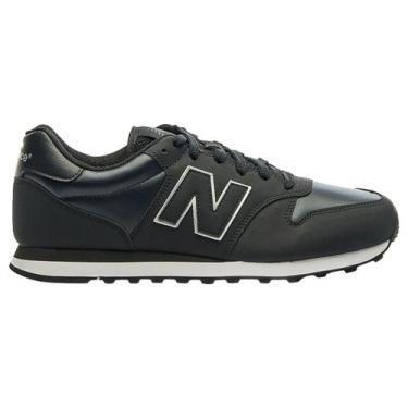 Imagem de Tênis New Balance 500 V2 Masculino Original, 40, Preto, Branco, Mascul