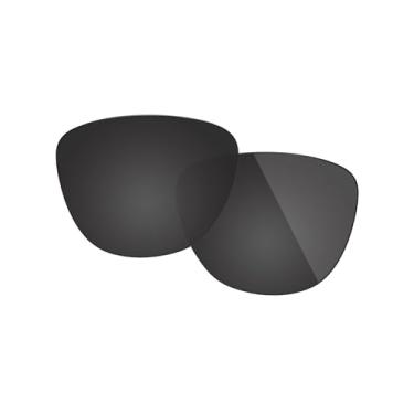 Imagem de Fiskr Lentes polarizadas de substituição compatíveis com óculos de sol Oakley Frogskins XS OJ9006 53 mm, resistente a impactos e ajuste perfeito, Preto clássico, Tamanho �nico