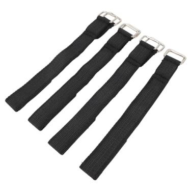 Imagem de Correias de Rack de Bicicletas, Ferramenta de pá, Cinta de Retenção de Fixação, Fivela de Metal, Suporte de pá para Rack de Teto para Caminhões, Reboques, Motos (4 unidades)