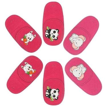 Imagem de Tapa Olho Ambliopia Estrabismo - 6 Unidades Rosa OD - Armação Óculos E