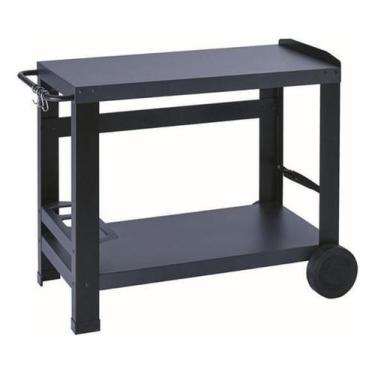 Imagem de Carrinho De Apoio Em Aluminio Para Churrasqueira 90X47 Cm - Naterial