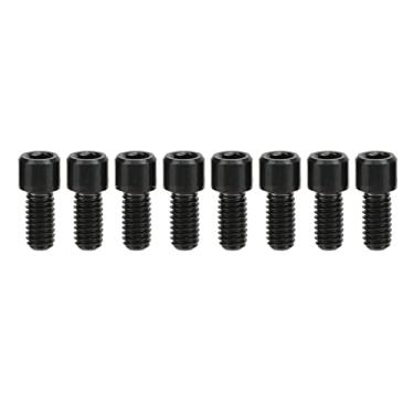 Imagem de Pedais de bicicleta da montanha de titanioi liga de bicicleta -m4x8mm tacos tacos Tords para ciclismo ao ar livre (negro)