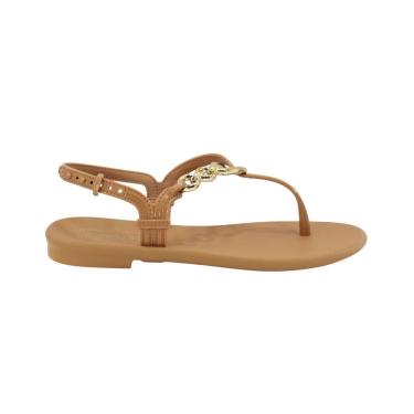 Imagem de Sandália Rasteira Grendha 19232 Estilo Bege Castor