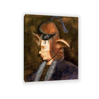 Imagem de Remedios Varo Impressões de arte em tela O rico pôster pinturas famosas arte de parede Surrealismo Arte para sala de estar Decoração de escritório em casa 105 x 80 cm (104.1x78.7 cm) Emoldurado