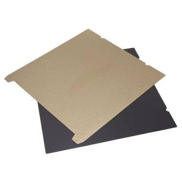 Imagem de Cama de estampa de dupla folha de fibra de carbono liso de fibra de carbono PEI com placa de compilação magnética para 3D Impressora K1 Máximo 315x310mm