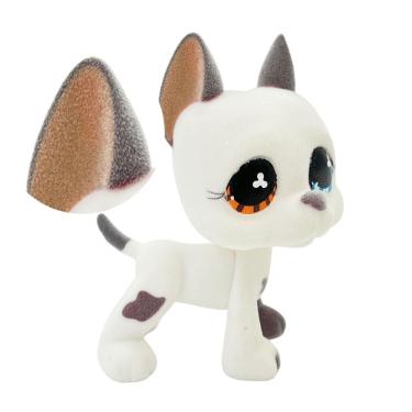 Imagem de Figura de animal flocado Great Dane Dog Toy, 6,5 cm, PVC